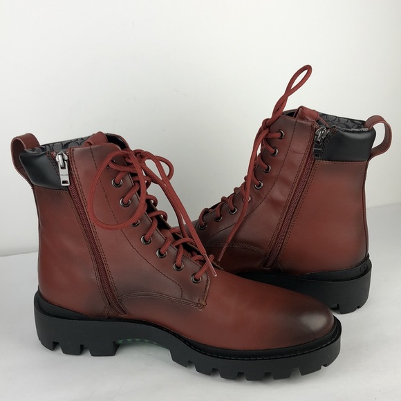 Coach Citysole Boot Men’s Sleek Designer Leather Lace Up Ankle Boots 11 - Picture 10 of 16